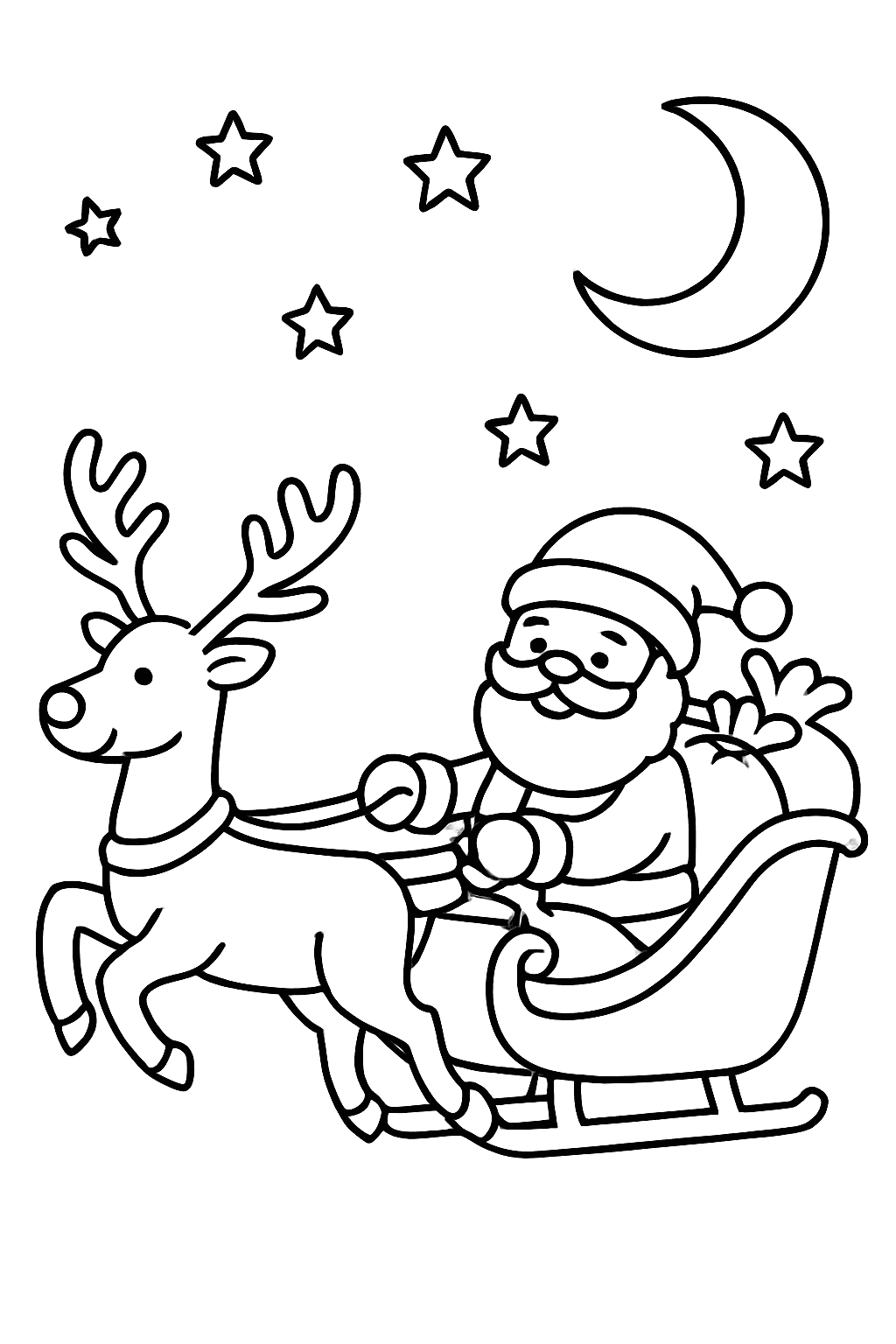 Santa na saních